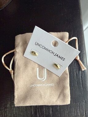 Uncommon James Football Earrings